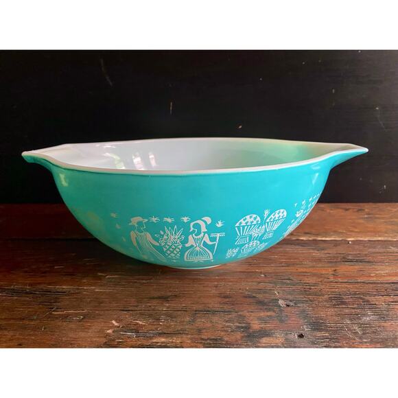 Vintage PYREX #444 Amish Butterprint Cinderella 4qt Mixing Bowl - Picture 1 of 11